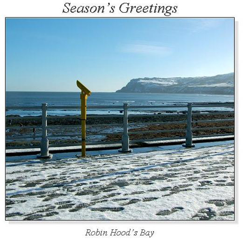 Robin Hood's Bay Christmas Square Cards