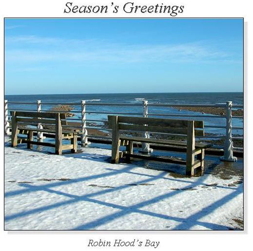 Robin Hood's Bay Christmas Square Cards
