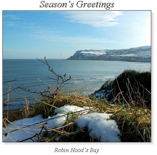 Robin Hood's Bay Christmas Square Cards