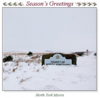 North York Moors Christmas Square Cards