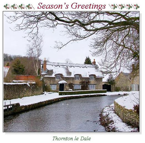 Thornton le Dale Christmas Square Cards